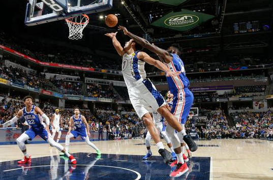 步行者主场以101-95送76人2连败 西蒙斯空砍24+14 布罗格登21分 步行者主场以101-95送76人2连败 西蒙斯空砍24+14 布罗格登21分