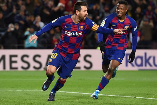 西甲-巴萨1-0十人升班马 梅西绝杀救主新帅开门红 西甲-巴萨1-0十人升班马 梅西绝杀救主新帅开门红