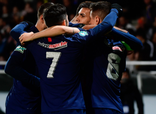 法国杯-巴黎2-0淘汰波城晋级下一轮 帕雷德斯萨拉维亚破门 法国杯-巴黎2-0淘汰波城晋级下一轮 帕雷德斯萨拉维亚破门