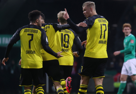 德国杯-多特2-3落败无缘八强 哈兰德连续四场破门难救主 德国杯-多特2-3落败无缘八强 哈兰德连续四场破门难救主