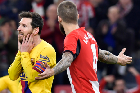 国王杯-巴萨0-1不敌毕尔巴鄂竞技无缘四强 93分钟绝杀!梅西失单刀 国王杯-巴萨0-1不敌毕尔巴鄂竞技无缘四强 93分钟绝杀!梅西失单刀