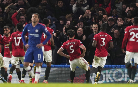 英超-切尔西0-2惨遭曼联双杀4轮连续不胜 马夏尔马奎尔破门 英超-切尔西0-2惨遭曼联双杀4轮连续不胜 马夏尔马奎尔破门