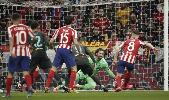 欧冠-萨乌尔4分钟闪电破门!马竞主场1-0利物浦 欧冠-萨乌尔4分钟闪电破门!马竞主场1-0利物浦