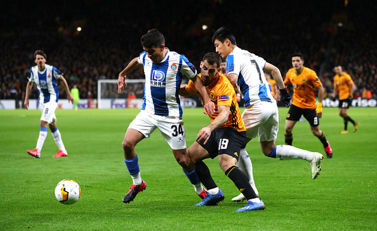 欧联杯-狼队4-0大胜西班牙人 武磊首发打满全场若塔戴帽 欧联杯-狼队4-0大胜西班牙人 武磊首发打满全场若塔戴帽