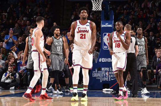 76人加时以112-104险胜篮网 恩比德39+16哈里斯22+12+6 勒维尔25+6+5 76人加时以112-104险胜篮网 恩比德39+16哈里斯22+12+6 勒维尔25+6+5