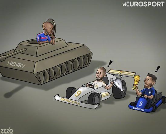 吉鲁回怼本泽马是愚人节玩笑 格子:我爱吉鲁 吉鲁回怼本泽马是愚人节玩笑 格子:我爱吉鲁