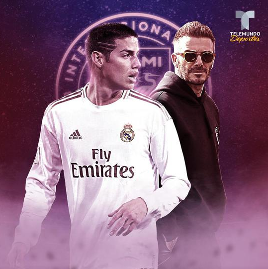 贝克汉姆已和皇马老佛爷联系 望能把J罗带到迈阿密国际 贝克汉姆已和皇马老佛爷联系 望能把J罗带到迈阿密国际