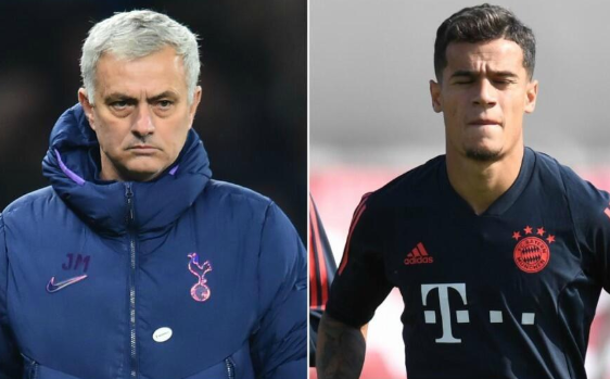 曝热刺主帅穆里尼奥拒绝引进库蒂尼奥 认为他配不上1500万年薪 曝热刺主帅穆里尼奥拒绝引进库蒂尼奥 认为他配不上1500万年薪