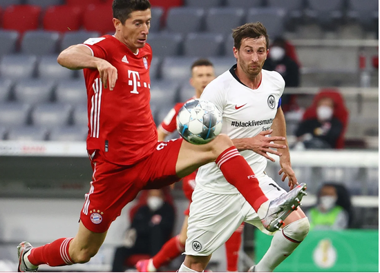 德国杯-佩剑破门莱万制胜 拜仁2-1法兰克福进决赛 德国杯-佩剑破门莱万制胜 拜仁2-1法兰克福进决赛