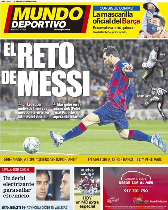 梅西再冲两神迹!卫冕西甲金靴已板上钉钉总进球有望超贝利 梅西再冲两神迹!卫冕西甲金靴已板上钉钉总进球有望超贝利