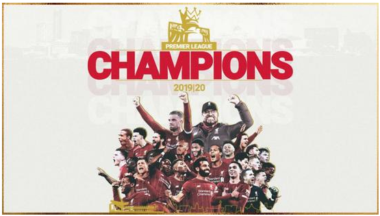 恭喜红军!30年等待 提前7轮 利物浦创最早夺冠纪录 恭喜红军!30年等待 提前7轮 利物浦创最早夺冠纪录