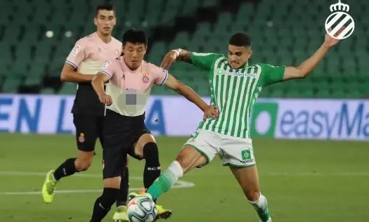 西甲-武磊浪费绝佳空门机会 贝蒂斯1-0西班牙人 西甲-武磊浪费绝佳空门机会 贝蒂斯1-0西班牙人