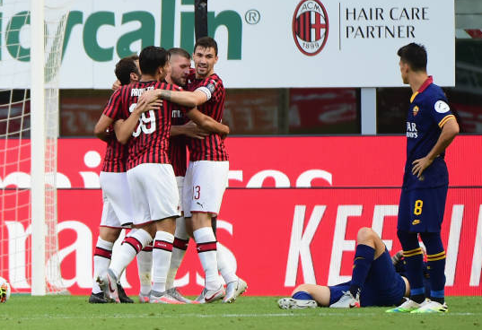 意甲-AC米兰主场2-0罗马 雷比奇破门恰尔汉奥卢锁定胜局 意甲-AC米兰主场2-0罗马 雷比奇破门恰尔汉奥卢锁定胜局