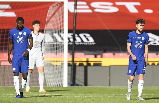 英超-切尔西0-3惨败谢菲联!失争4主动权后防频送礼 英超-切尔西0-3惨败谢菲联!失争4主动权后防频送礼