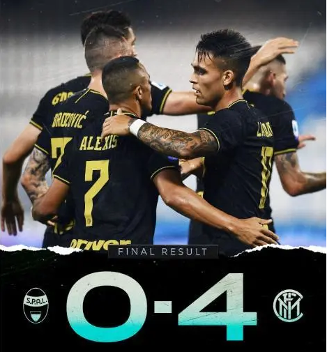 意甲-比拉吉传射桑切斯建功 国米4-0升至联赛第2 意甲-比拉吉传射桑切斯建功 国米4-0升至联赛第2