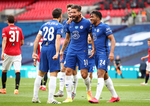 英足总杯-切尔西3-1曼联进决赛 吉鲁破门马奎尔乌龙 英足总杯-切尔西3-1曼联进决赛 吉鲁破门马奎尔乌龙