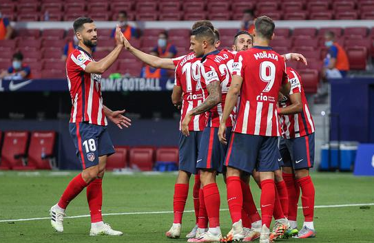 西甲-科克破门贾努扎伊扳平 马竞1-1皇家社会获第3 西甲-科克破门贾努扎伊扳平 马竞1-1皇家社会获第3