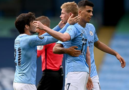 英超-曼城5-0大胜诺维奇 德布劳内梅开二度+世界波 英超-曼城5-0大胜诺维奇 德布劳内梅开二度+世界波