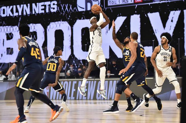 戈贝尔20+7 康利18分 勒韦尔23+6 爵士112-107力克篮网 戈贝尔20+7 康利18分 勒韦尔23+6 爵士112-107力克篮网