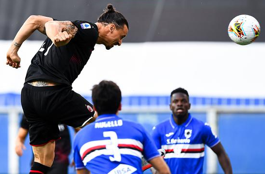 意甲-伊布梅开二度恰10破门 米兰客场4-1桑普多利亚 意甲-伊布梅开二度恰10破门 米兰客场4-1桑普多利亚