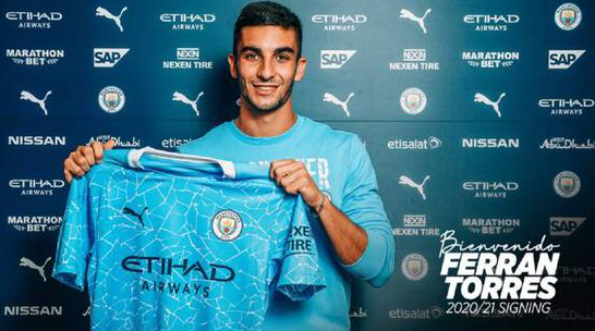 官宣!曼城3500万签20岁西班牙边锋 直言为瓜帅转会 官宣!曼城3500万签20岁西班牙边锋 直言为瓜帅转会