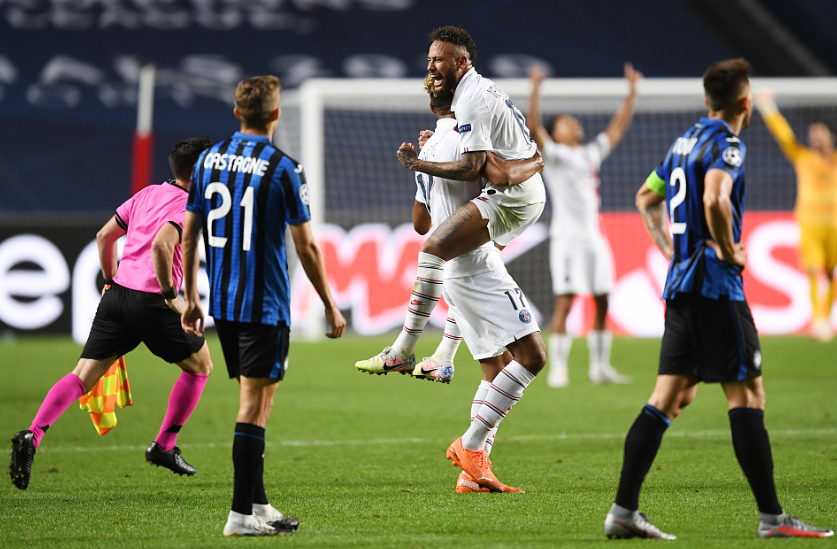 欧冠-终场前连进2球!大巴黎2-1绝杀亚特兰大进4强 欧冠-终场前连进2球!大巴黎2-1绝杀亚特兰大进4强