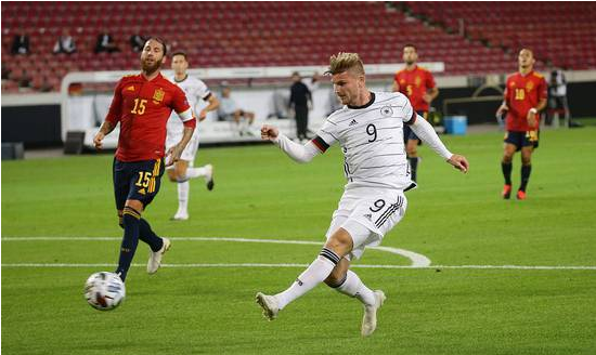 欧国联-维尔纳破门加亚读秒绝平 德国1-1西班牙 欧国联-维尔纳破门加亚读秒绝平 德国1-1西班牙