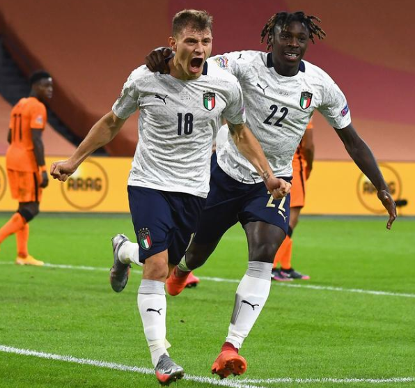 欧国联-巴雷拉头槌制胜扎尼奥洛伤退 荷兰主场0-1不敌意大利 欧国联-巴雷拉头槌制胜扎尼奥洛伤退 荷兰主场0-1不敌意大利