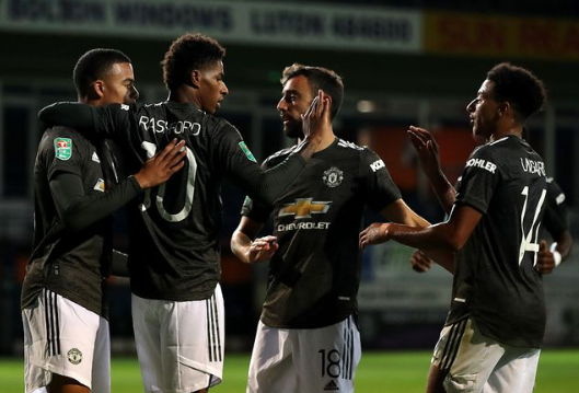 英联杯-曼联3-0卢顿顺利晋级 拉什福德破门!青木替补传射 英联杯-曼联3-0卢顿顺利晋级 拉什福德破门!青木替补传射