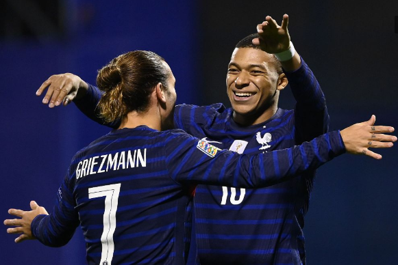 欧国联-法国2-1克罗地亚 格列兹曼闪电破门姆巴佩打进制胜球 欧国联-法国2-1克罗地亚 格列兹曼闪电破门姆巴佩打进制胜球