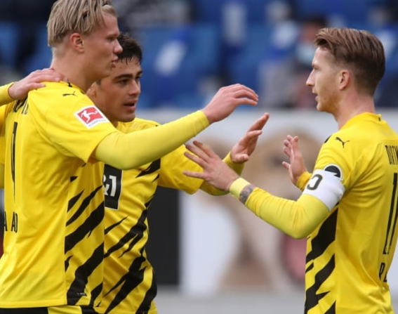 德甲-多特蒙德1-0霍芬海姆 哈兰德替补献助攻罗伊斯破门 德甲-多特蒙德1-0霍芬海姆 哈兰德替补献助攻罗伊斯破门