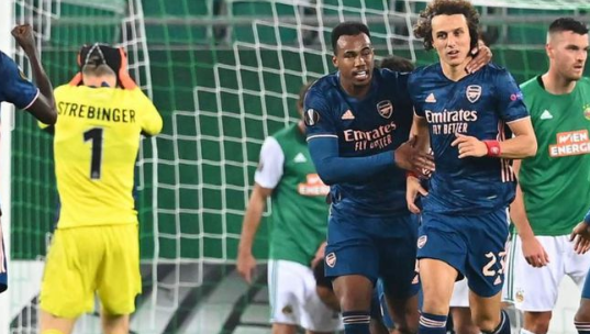 欧联-阿森纳2-1战胜维也纳快速 莱诺送礼路易斯美羊羊破门 欧联-阿森纳2-1战胜维也纳快速 莱诺送礼路易斯美羊羊破门