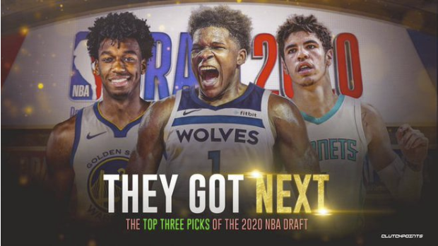 2020NBA选秀完整名单:爱德华兹怀斯曼三球分列前三 2020NBA选秀完整名单:爱德华兹怀斯曼三球分列前三