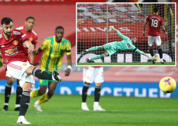 英超-曼联1-0西布朗取首胜 B费逃点+连续两罚命中点球 英超-曼联1-0西布朗取首胜 B费逃点+连续两罚命中点球