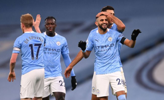 英超-曼城5-0狂虐伯恩利 马赫雷斯戴帽丁丁助攻双响 英超-曼城5-0狂虐伯恩利 马赫雷斯戴帽丁丁助攻双响