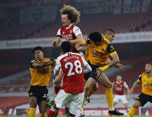 英超-阿森纳1-2狼队联赛主场3连败 铁卫破门难救主 英超-阿森纳1-2狼队联赛主场3连败 铁卫破门难救主