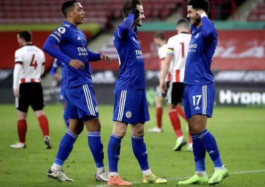 英超-莱斯特2-1谢菲联4场不胜终结 瓦尔迪绝杀 英超-莱斯特2-1谢菲联4场不胜终结 瓦尔迪绝杀