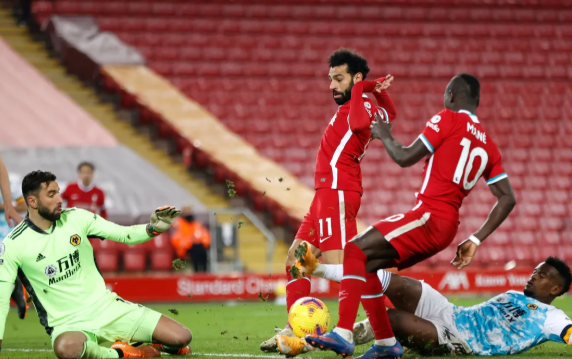 英超-利物浦4-0大胜狼队 萨拉赫传射马内造乌龙 英超-利物浦4-0大胜狼队 萨拉赫传射马内造乌龙