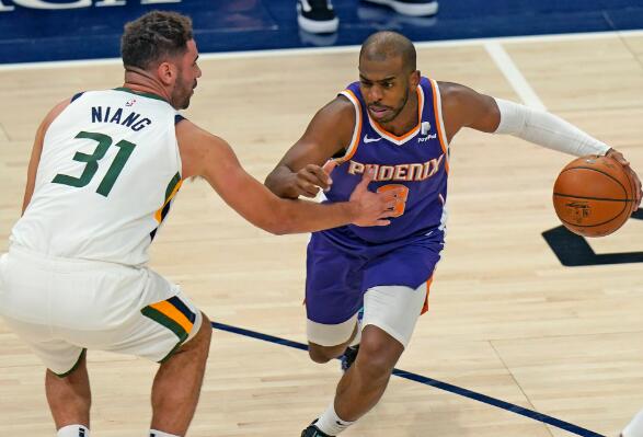 季前赛-爵士111-92大胜太阳 博扬18+5 戈贝尔11+20 布克27分 季前赛-爵士111-92大胜太阳 博扬18+5 戈贝尔11+20 布克27分