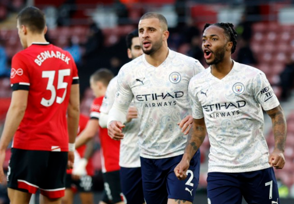 英超-曼城客场1-0小胜南安普顿 德布劳内助攻斯特林 英超-曼城客场1-0小胜南安普顿 德布劳内助攻斯特林