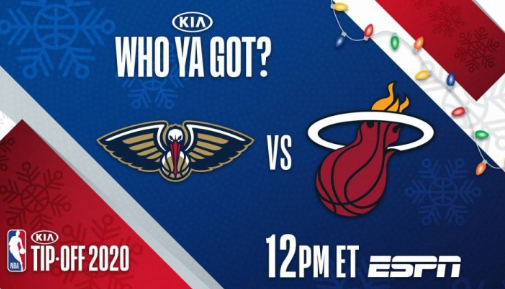 圣诞大战-热火111-98击败鹈鹕迎赛季首胜 邓肯23分锡安32+14 圣诞大战-热火111-98击败鹈鹕迎赛季首胜 邓肯23分锡安32+14