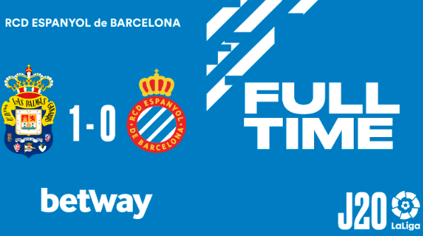 西乙-西班牙人0-1负拉斯帕尔马斯 武磊连续4轮未能首发 西乙-西班牙人0-1负拉斯帕尔马斯 武磊连续4轮未能首发