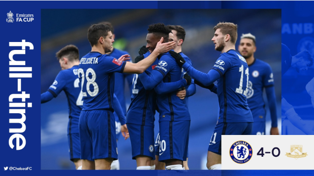 足总杯-哈弗茨传射维尔纳破荒 切尔西4-0大胜莫克姆晋级 足总杯-哈弗茨传射维尔纳破荒 切尔西4-0大胜莫克姆晋级