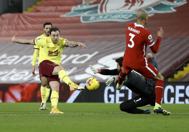 英超-阿利森送点 利物浦0-1主场68场不败遭终结 英超-阿利森送点 利物浦0-1主场68场不败遭终结