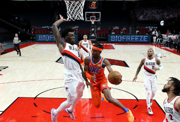 利拉德26+10+6甜瓜22分 4人得分20+ 开拓者122-125负雷霆 利拉德26+10+6甜瓜22分 4人得分20+ 开拓者122-125负雷霆