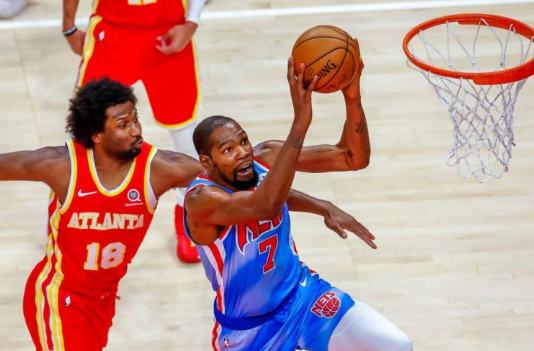 篮网加时132-128擒老鹰 哈登31+15+8杜兰特32分 欧文26+7 篮网加时132-128擒老鹰 哈登31+15+8杜兰特32分 欧文26+7