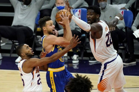 太阳7人上双114-93擒勇士 库里27分艾顿12+13 保罗13分 太阳7人上双114-93擒勇士 库里27分艾顿12+13 保罗13分