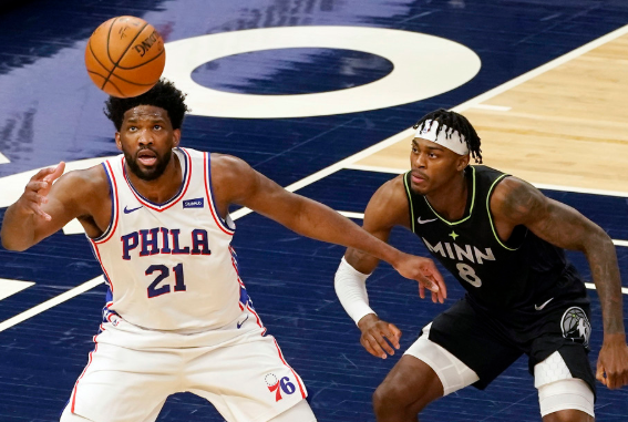 76人118-94大胜森林狼 恩比德37+11 哈里斯17+11 比斯利22+5 76人118-94大胜森林狼 恩比德37+11 哈里斯17+11 比斯利22+5