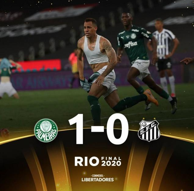 第99分钟绝杀!帕尔梅拉斯1-0桑托斯夺解放者杯冠军 第99分钟绝杀!帕尔梅拉斯1-0桑托斯夺解放者杯冠军