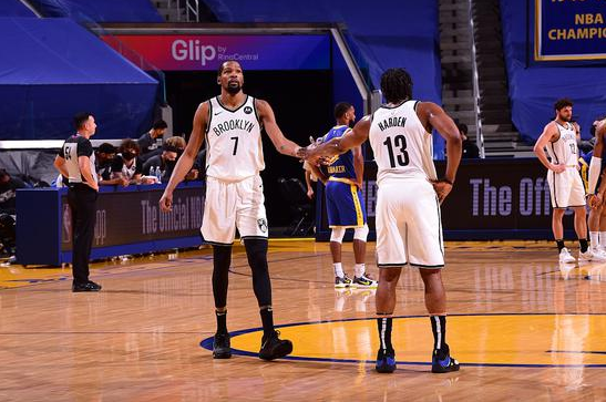 哈登19+8+16 篮网134-117勇士 欧文23分 KD20+6 库里27分 哈登19+8+16 篮网134-117勇士 欧文23分 KD20+6 库里27分